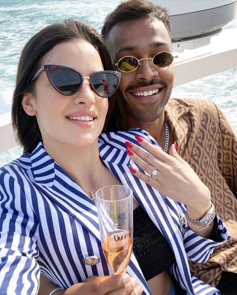 Hardik Pandya engaged to Serbian actress Natasha