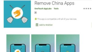 Remove China Apps' became popular, downloaded more than 1 million times