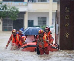 Trouble on China, floods increase difficulties; Now earthquake affected people