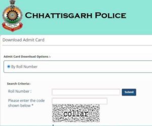 CG Police Constable DEF PET Admit Card 2021 Admit card released, download from this direct link