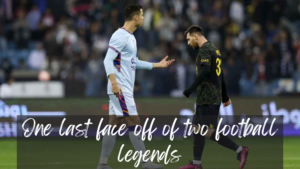 One last face off of two football legends