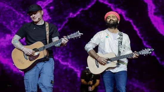 Ed Sheeran and Arijit Singh